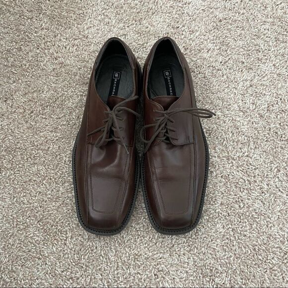 Bachrach Brown Dress Shoes - Picture 1 of 7